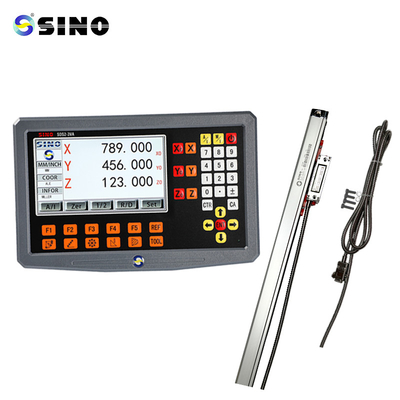 Sistema DRO a escala lineal multifuncional con LCD de resolución de 1 μm y DRO de 2 ejes