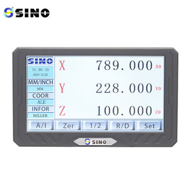 Kits de lectura digital SINO SDS200S DRO de 3 ejes con pantalla LCD táctil completa para escala de codificador lineal, torno y fresadora