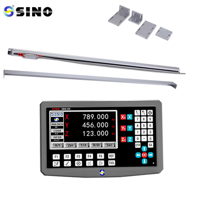 SINO 3 Ejes SDS6-3va Digital Gauge Serradura de banda para fresado Torno Máquina con regla de rejilla de escala lineal