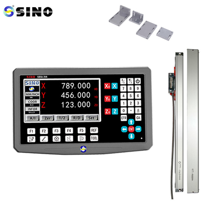 SINO 3 Ejes SDS6-3va Digital Gauge Serradura de banda para fresado Torno Máquina con regla de rejilla de escala lineal