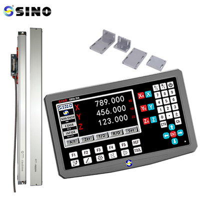 Torno 3 Ejes Dro Display TTL fresado máquina de taladro CNC 5um lectura digital SINO