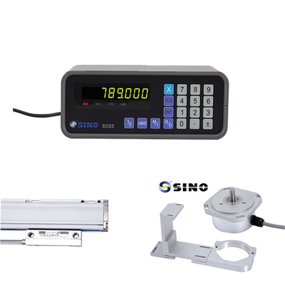 SINO SDS3-1 Sistema de visualización digital de eje único kits de escala de codificador lineal de vidrio para máquina de molienda de fresado de torno