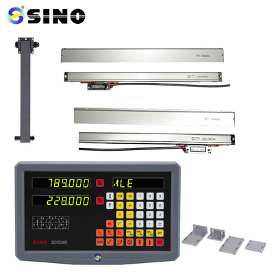 SINO SDS2MS Lectura digital 2 Ejes Ángulo óptico codificador lineal longitud 7-102cm Para fresadora