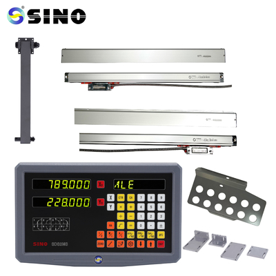 Máquinas de Fresado y Mandrinado SINO SDS-2MS Visualizador Digital DRO de 2 Ejes con Encoder de Escala Lineal