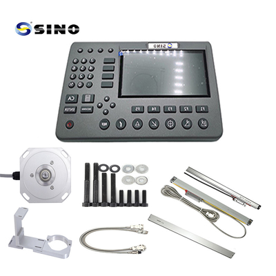 Sistema de lectura digital SINO 3 Ejes SDS200 DRO LCD de metal con Kit de codificación lineal de vidrio para fresadora