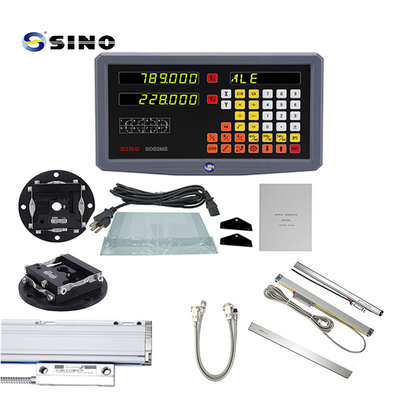 Sistema de lectura digital del torno SINO de 2 ejes SDS2MS AC 100-240V Multifuncional con escala lineal para máquinas de torno y fresado