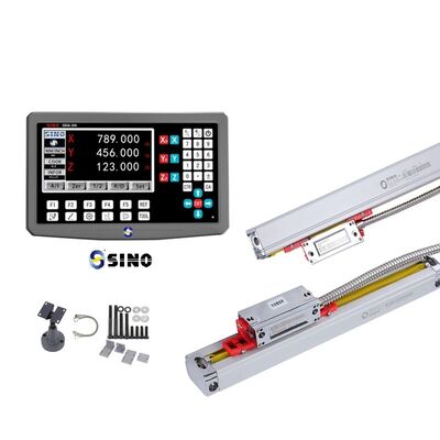 SINO SDS6-3VA Display Digital Meter Set Grating Ruler OEM Disponible Protección IP64 para fresadoras / máquinas de latón RS-232 serie