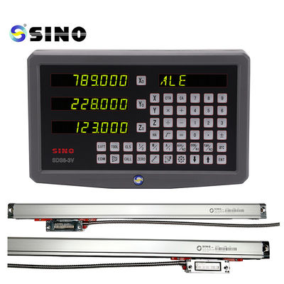 Buen precio CHINO metro linear de cristal gris de la escala de la lectura de Digitaces DRO 3 AXIS 1um en línea