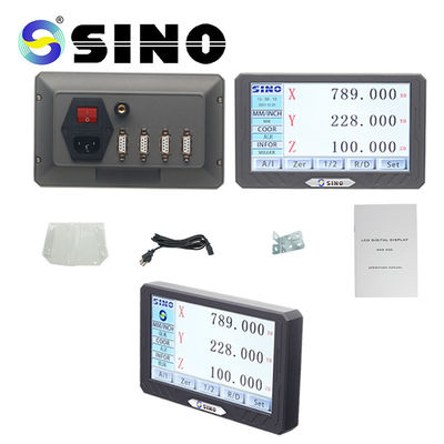 Buen precio Metal práctico de dos hachas del LCD de la pantalla táctil de la resolución completa de la fresadora DRO 0.005m m en línea