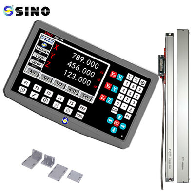 Buen precio SINO SDS6-3VA Display Digital Meter Set Grating Ruler OEM Disponible Protección IP64 para fresadoras / máquinas de latón RS-232 serie en línea