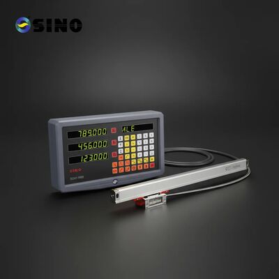 Buen precio SINO SDS2-3MS Lector Digital (DRO) de 3 Ejes con Señal TTL y Juego Completo de Escalas Lineales de Vidrio para Fresadora en línea