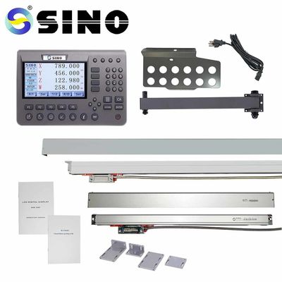 Buen precio Dos resolución de la fresadora DRO 0.005m m del LCD del metal de las hachas práctica en línea