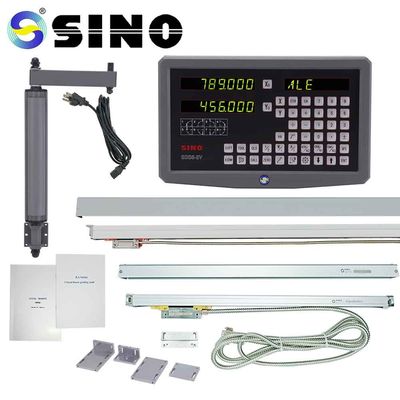 Buen precio 5V hachas DRO de la escala 2 para la máquina del torno, exhibición de la lectura de Digitaces de 0,0002 pulgadas en línea