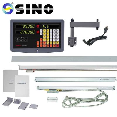 Buen precio Sistemas de medición de gran tamaño de la máquina DRO del torno de la pantalla LED con dos ejes en línea